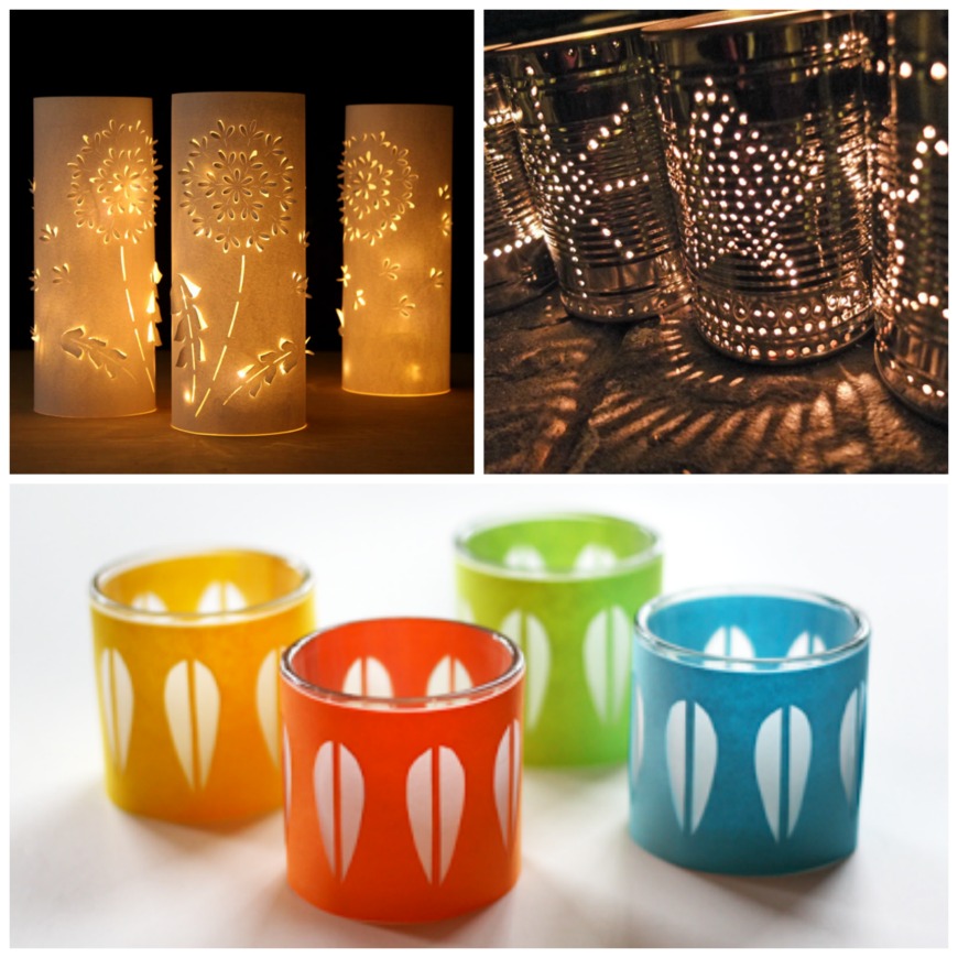 20 Delightful DIY Candle Holders and Luminaries